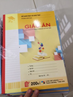 Sổ giáo án HT 200 trang