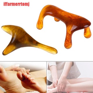 Gậy mát xa chân chăm sóc chân hình tam giác phản xạ châm cứu màu hổ phách