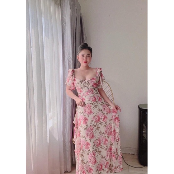 đầm voan 2 kiểu