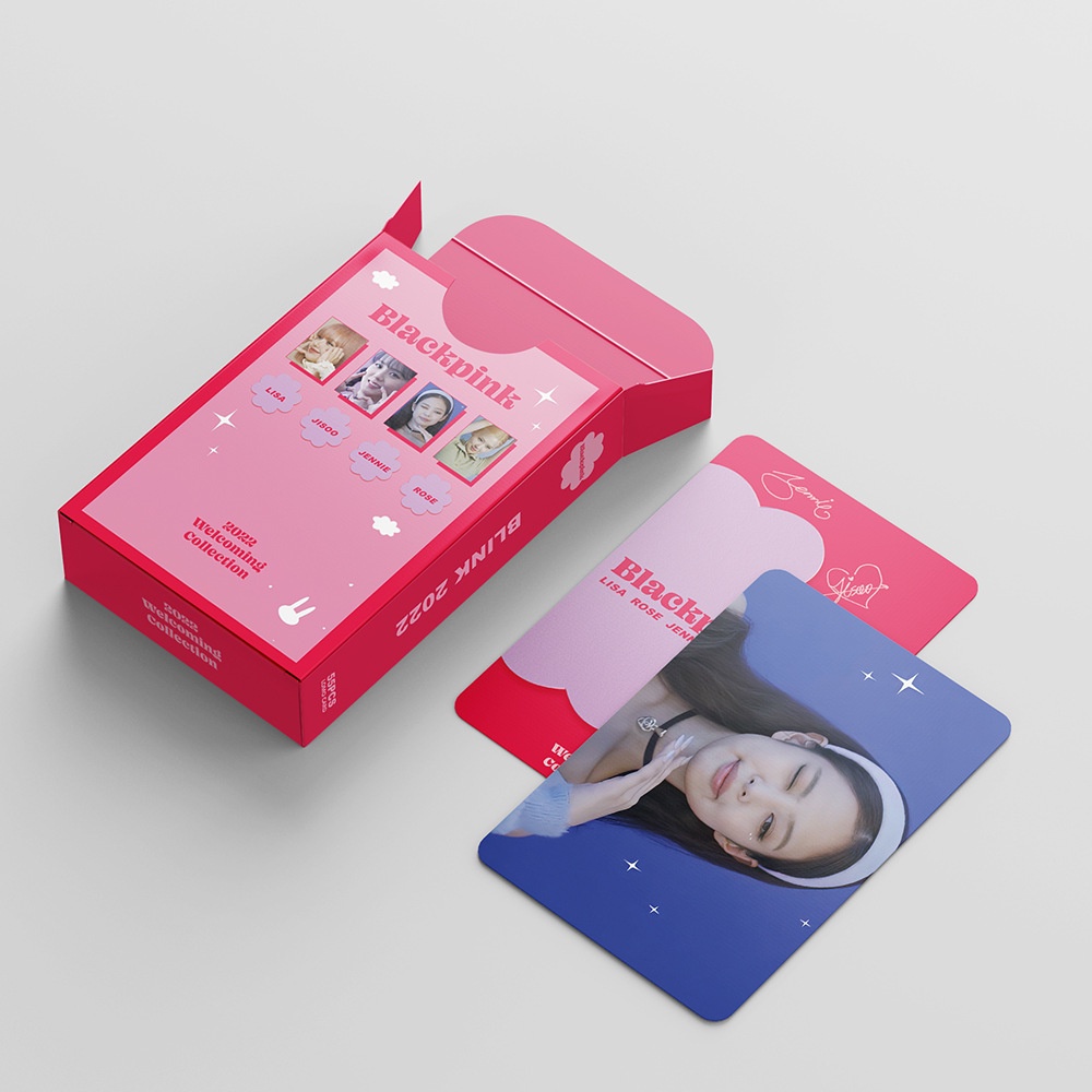 54 Chang Bộ Sưu Tập Ảnh Blackpink Card Lomo JENNIE JISOO LISA ROSE Nhóm 2022