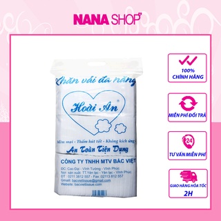 Khăn vải khô đa năng Hoài An an toàn vệ sinh cho bé bịch 330 gram ~ 300 tờ