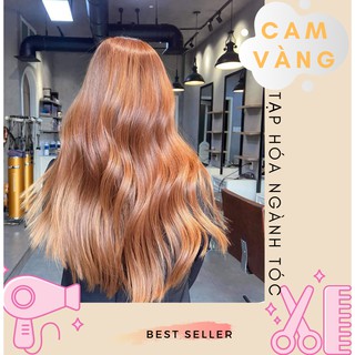 Thuốc nhuộm tóc màu Cam Vàng + kèm trợ nhuộm