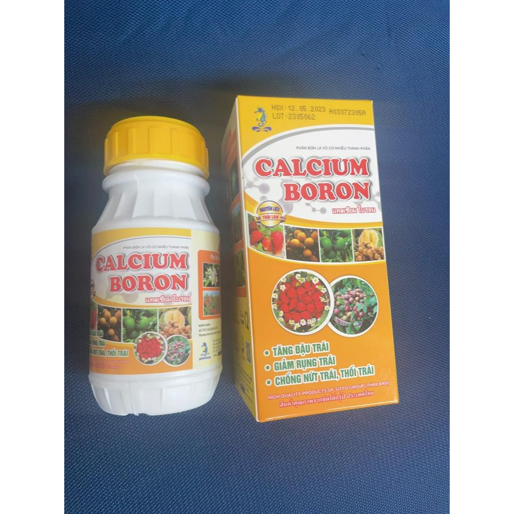 PHÂN BÓN LÁ VÔ CƠ NHIỀU THÀNH PHẦN Calcium BORON – 250 ml