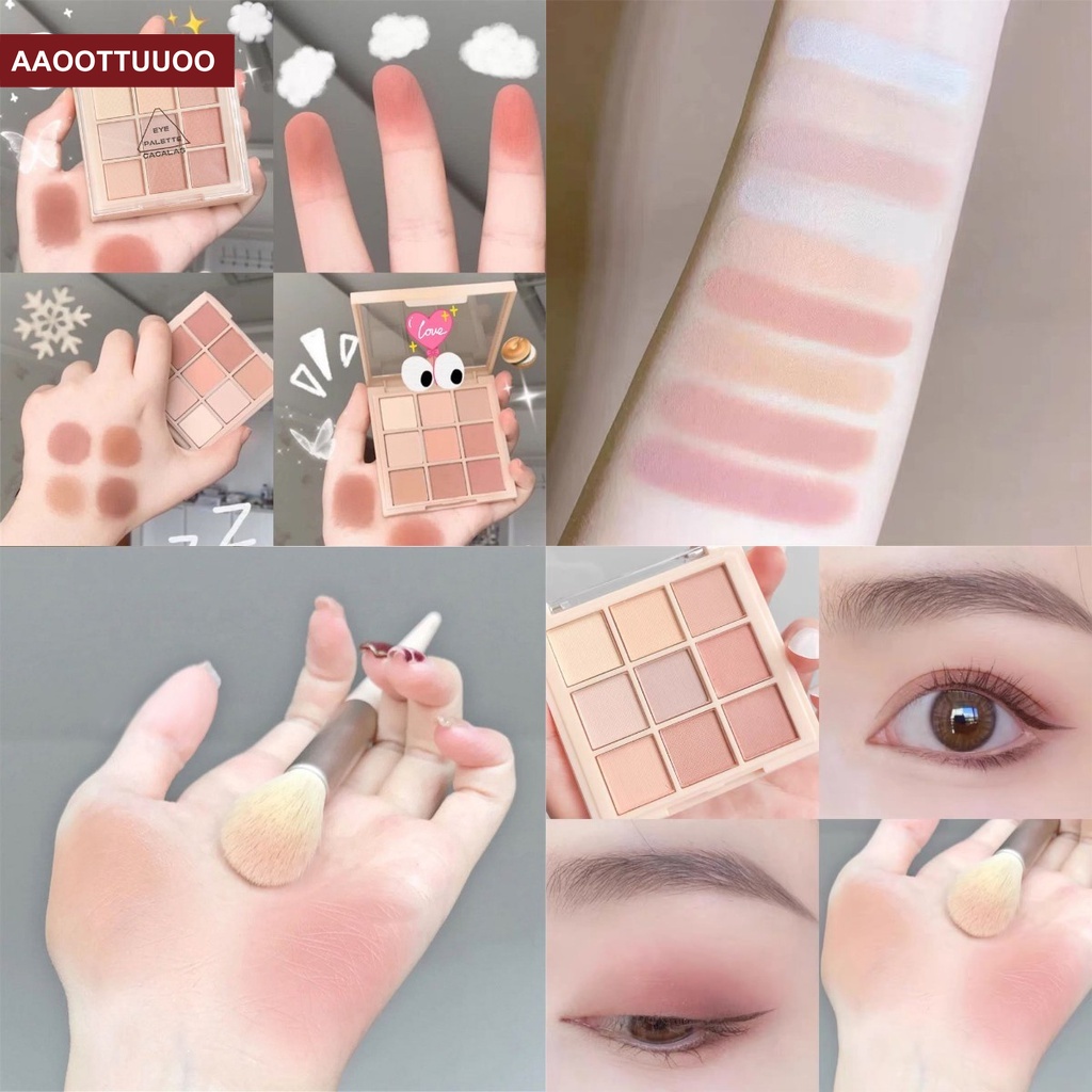 [Hàng mới về] Bảng Phấn Mắt Trang Điểm Màu Sắc Nude Xinh Xắn Dành Cho Nữ | BigBuy360 - bigbuy360.vn