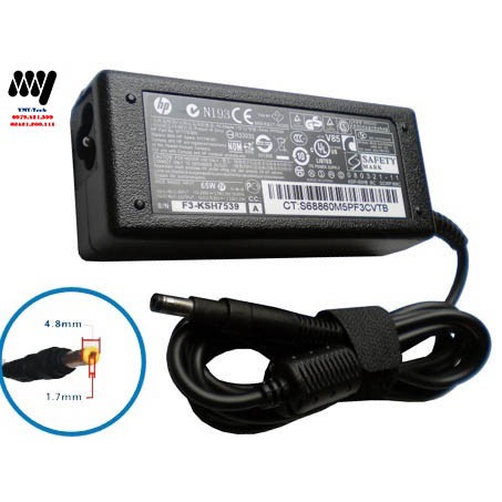 Sạc Laptop HP 19V - 3.3 chân thường nhỏ