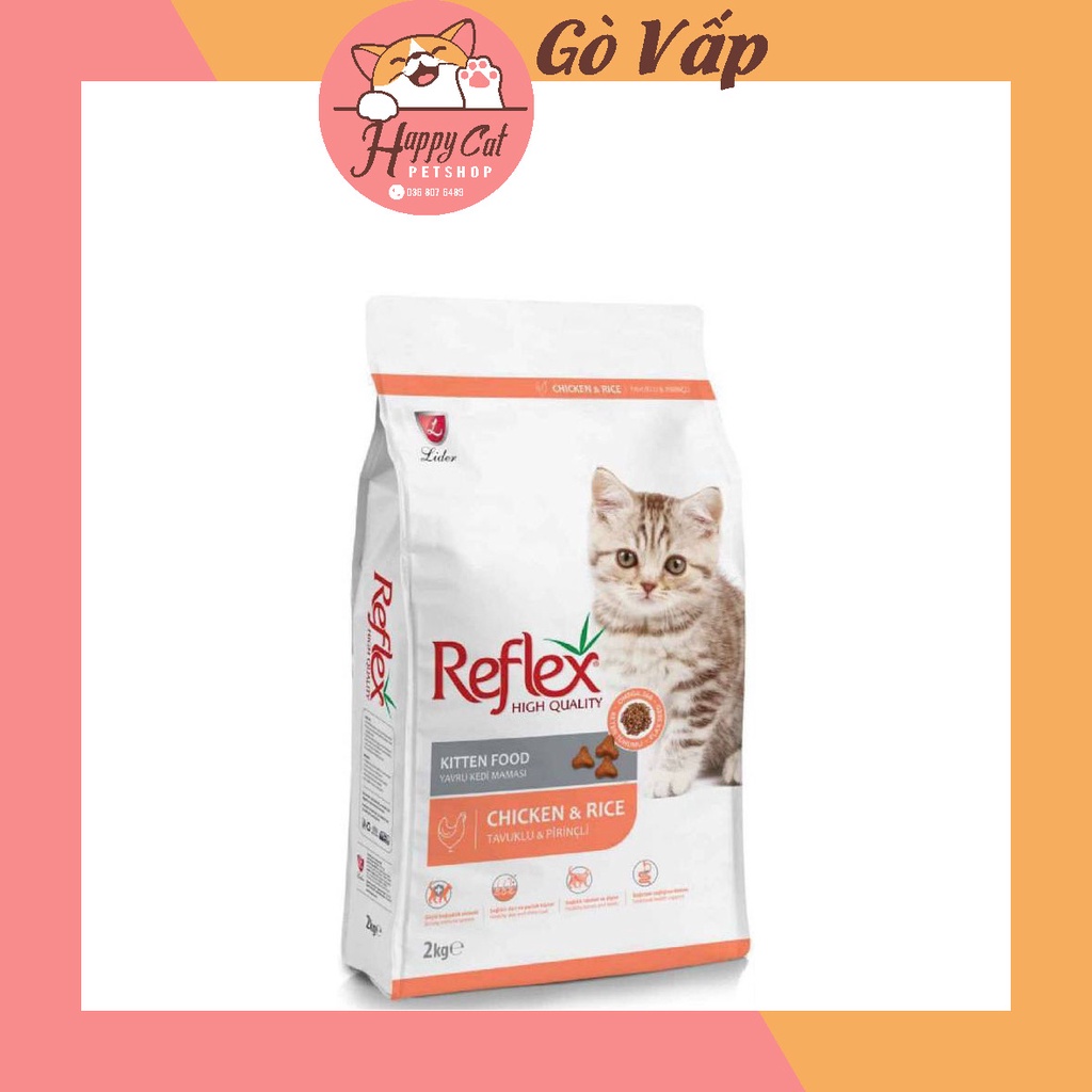 Hạt REFLEX cho mèo Túi 2Kg - HAPPYCAT