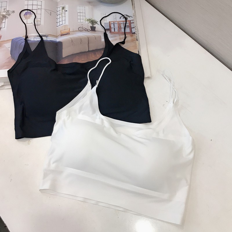 Áo 2 Dây Su Selala Dáng CropTop Tôn Dáng Mát Mịn 2D04