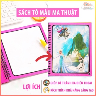 Tranh tập tô màu ma thuật tô không giới hạn - bút không cần thay mực