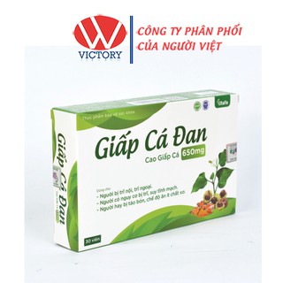 Viên uống Giấp Cá Đan - Hỗ trợ nhuận tràng, bền thành mạch, hạn chế các biểu hiện của  trĩ  - Victory Pharmacy