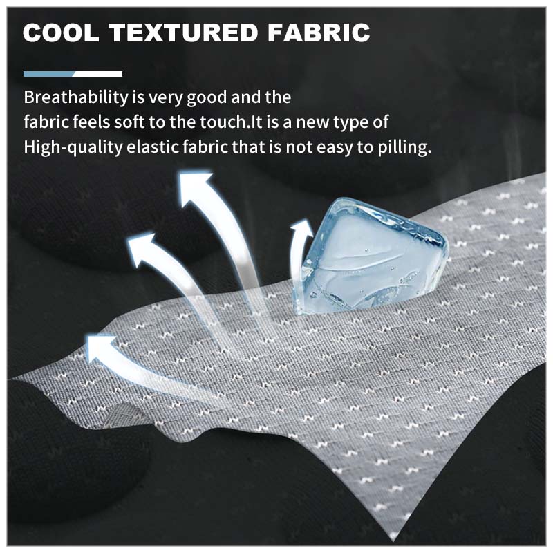 SEAMETAL Đệm Lót Ghế Ngồi Xe Hơi Bằng Lụa Lạnh Thoáng Khí