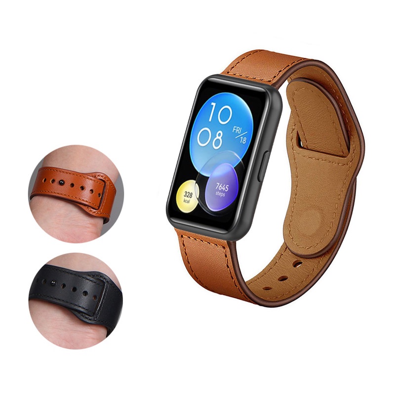 Dây Đeo Bằng Da Thật Cho Đồng Hồ Thông Minh Huawei Watch fit 2 new / fit2