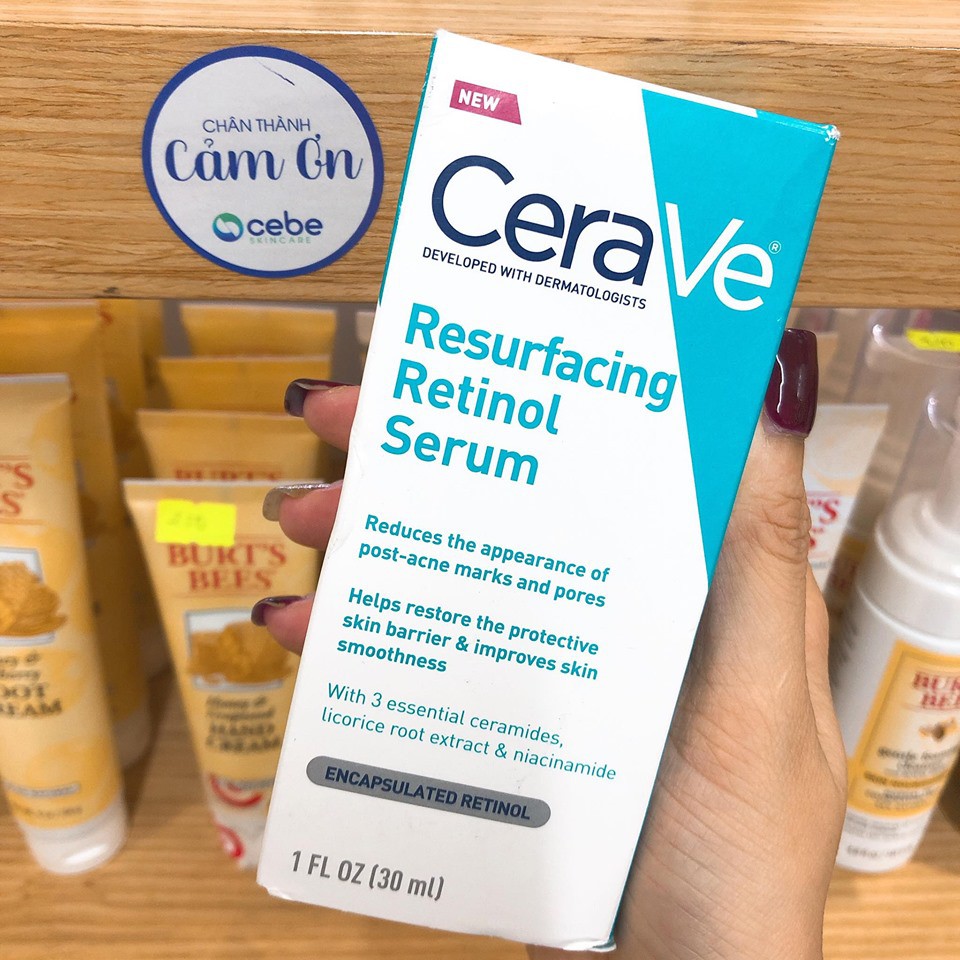 Tinh chất tái tạo da CeraVe Resurfacing Retinol Serum (30mL)