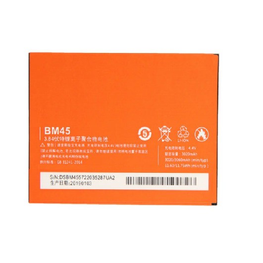 Pin Xiaomi Redmi Note 2 / BM45