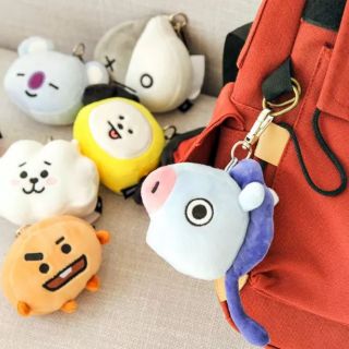 Móc khóa bông BT21 HÀNG UNOFF (CÓ ẢNH THẬT)