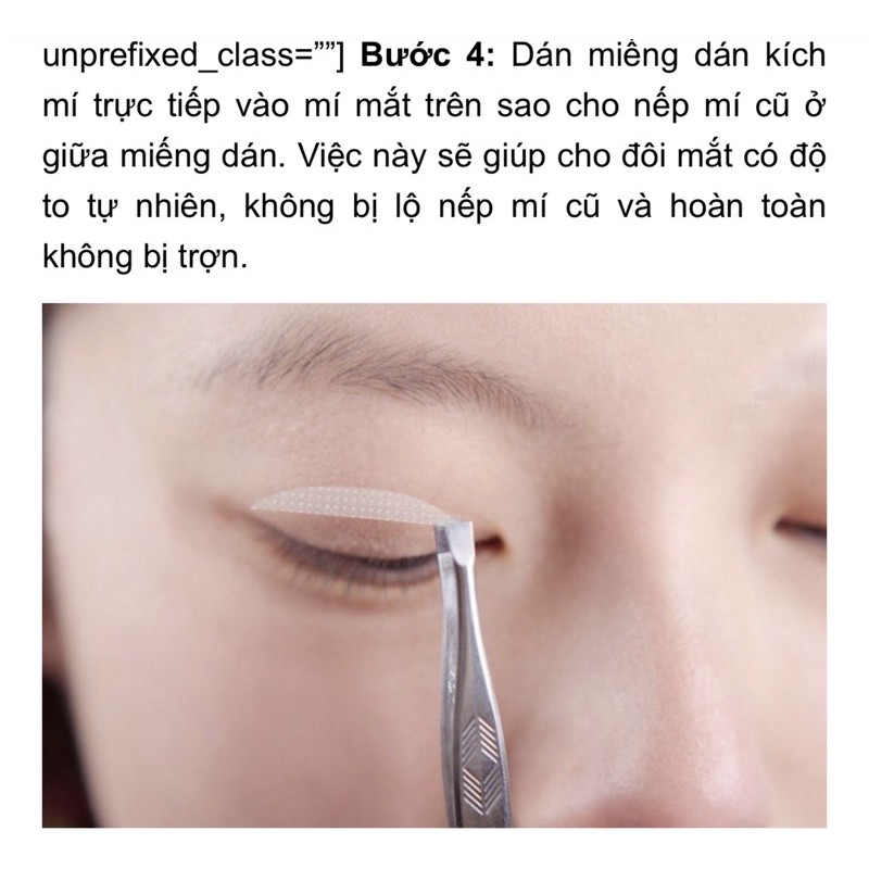 Dán kích mí màu da