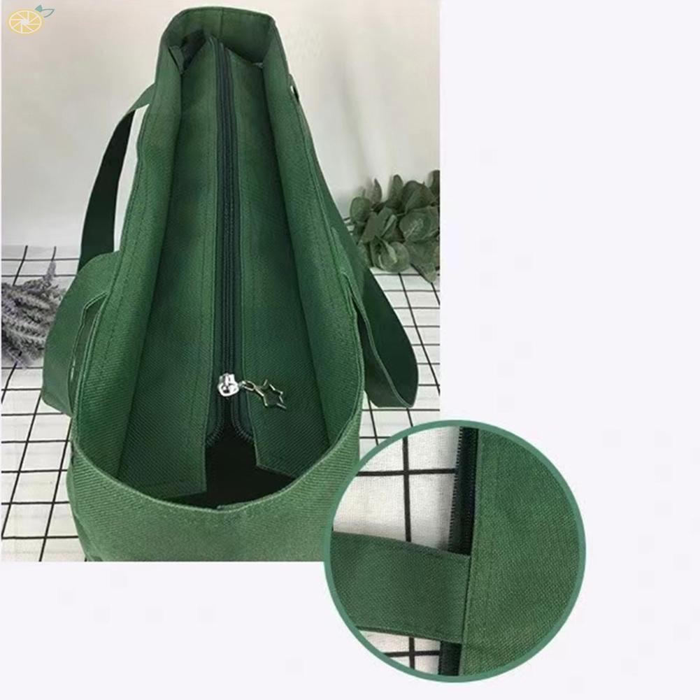 Túi Mua Sắm Bằng Vải Canvas Chống Thấm Nước Sức Chứa Lớn Siêu Bền In Logo Starbucks Thời Trang