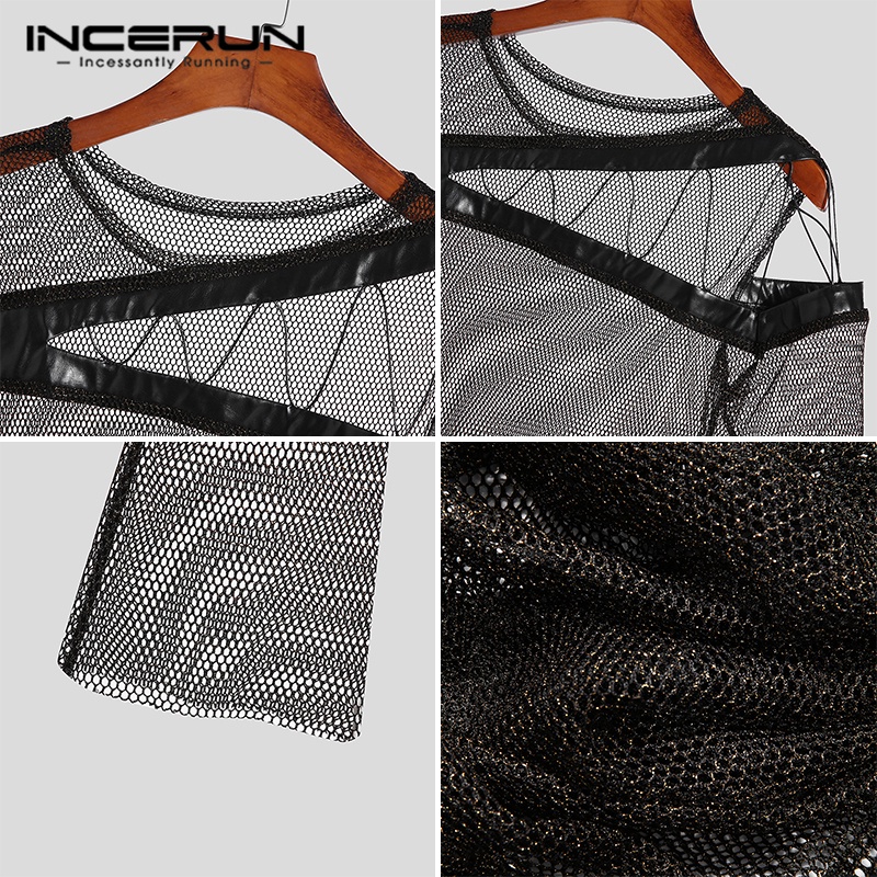 Áo thun Incerun tay dài thời trang dành cho nam