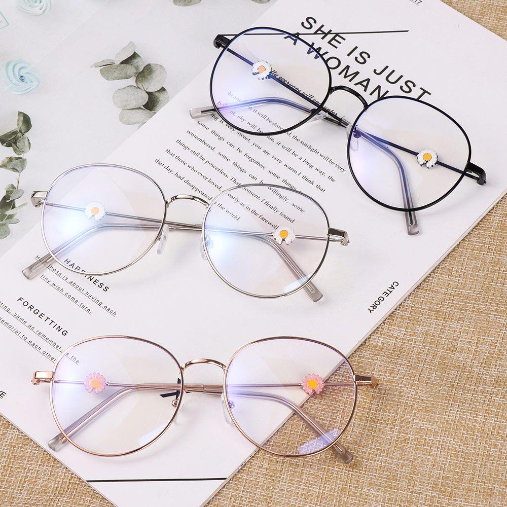 Mắt Kính Gọng Tròn Bằng Kim Loại Chất Lượng Cao