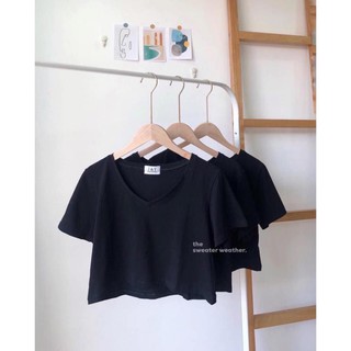Áo Croptop Nữ 🌸 Áo croptop basic cổ tim nữ SIÊU HOT 🌸