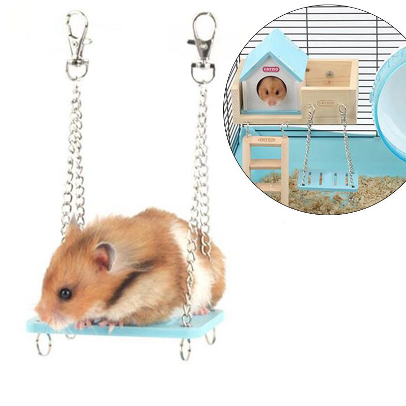Xích đu gỗ đồ chơi dành cho chuột hamster