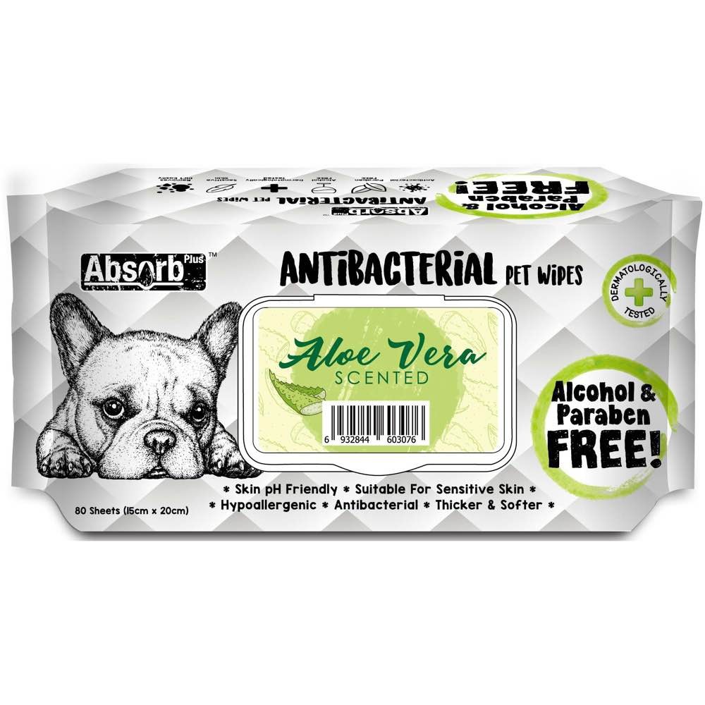 Khăn ướt kháng khuẩn cho chó mèo Absorb