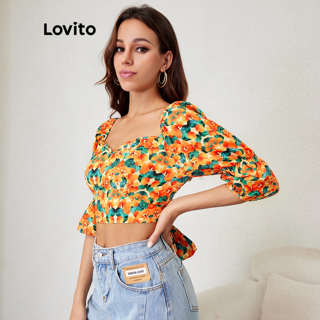 Lovito Boho Em Yêu Áo Ren Lên L24LE001 (Nhiều màu)