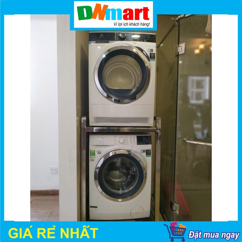 Kệ để máy giặt sấy Inox 304  hộp 400x400