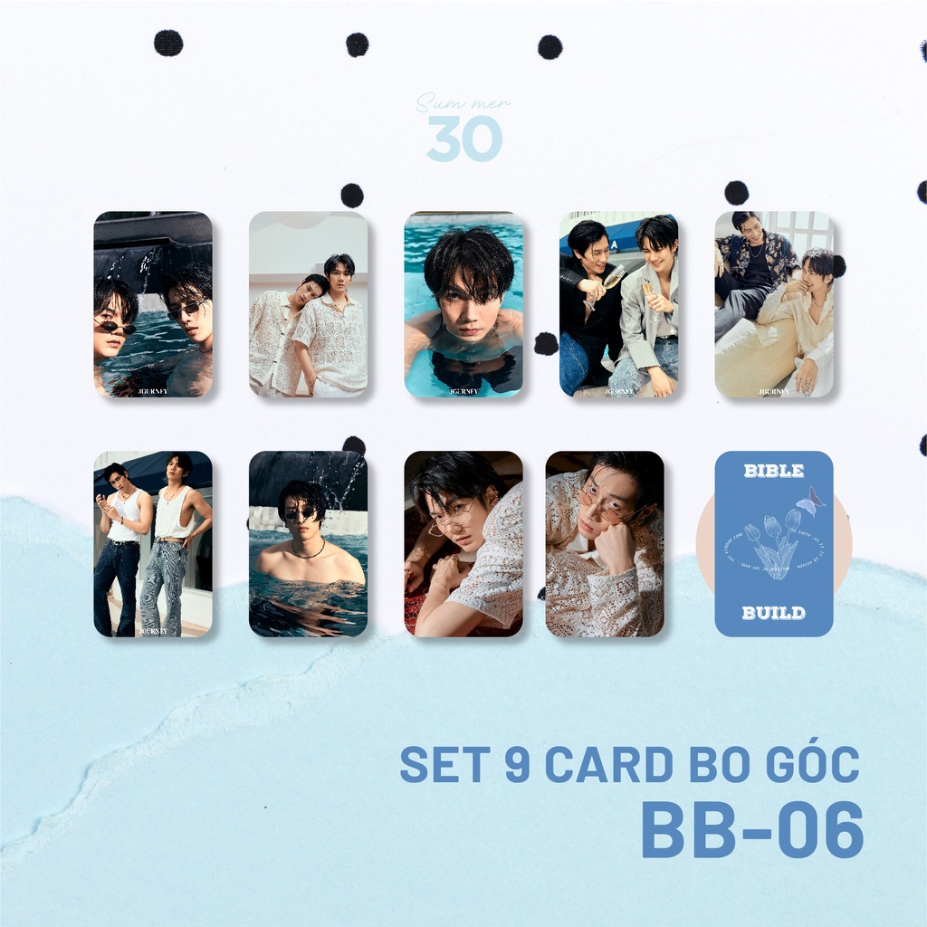 Sum.mer30 -  SET 9 CARD BO GÓC BuildBible - KINNPORSCHE
