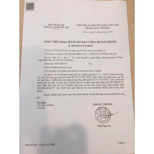 SỮA BỘT FORTIMEL POWDER HỘP 335gr