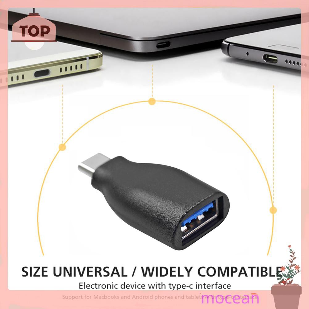 Đầu Chuyển Đổi Usb 3.1 Type C Đực Sang Usb 3.0 Loại A Cho Laptop Điện Thoại