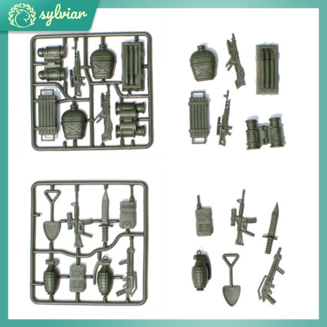 Bộ 337 Mô Hình Người Lính Bằng Nhựa Dùng Trang Trí