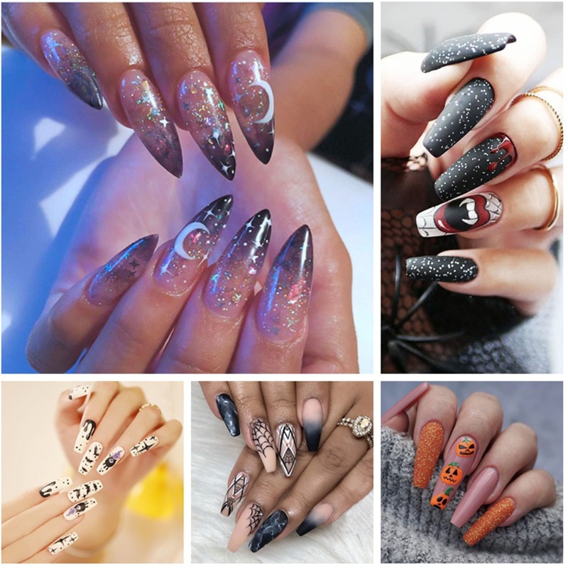 Móng Tay Giả Hóa Trang Halloween Độc Đáo