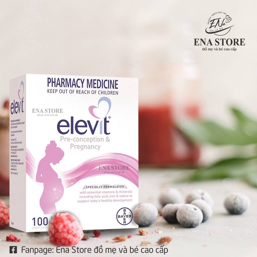 Vitamin tổng hợp ELEVIT bầu Úc hộp 100viên