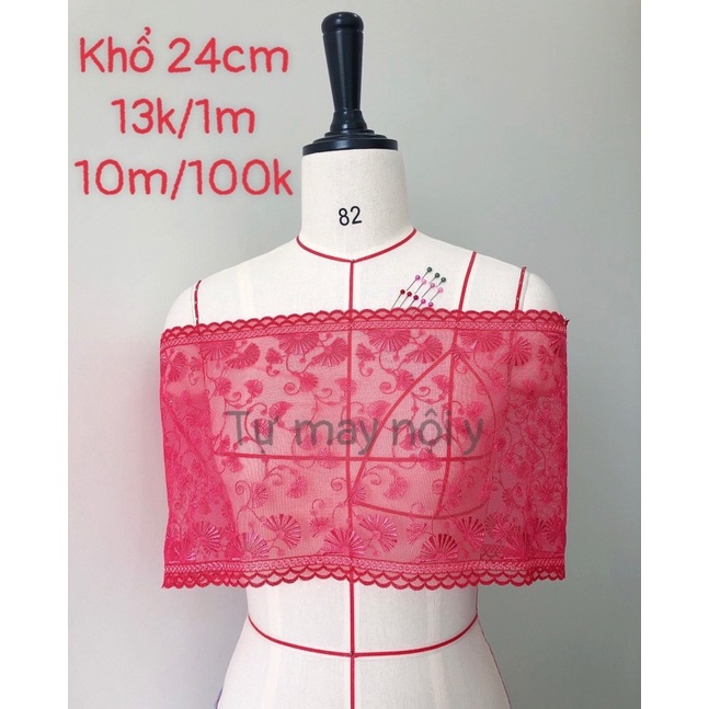 Ren lưới may nội y 24cm