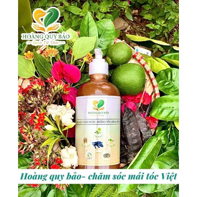 Dầu Gội Thảo Dược Thiên Nhiên Hoàng Quy Bảo 500ml
