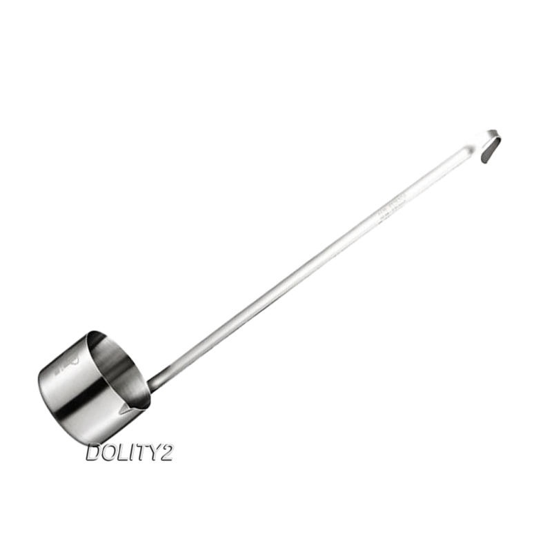 Bộ 2 Muỗng Khuấy Bằng Thép Không Gỉ 50ml Có Móc Treo Tiện Dụng