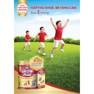 (hỏa tốc - date mới) VNM Sữa grow plus từ 1 - 10 tuổi lon 900g