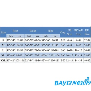 Bay-bộ đồ tắm 2 món dành cho nữ, Áo ngực quây Bikini có đệm đẩy lên + Quần áo bơi đi biển