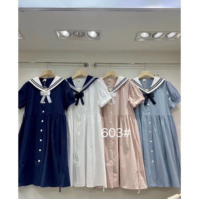 Váy babydoll thêu hoa