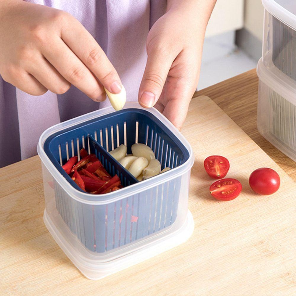 LLOYD Hộp Nhựa Đựng Hành Tỏi Gừng Tỏi Có Nắp Đậy Tiện Dụng Cho Nhà Bếp