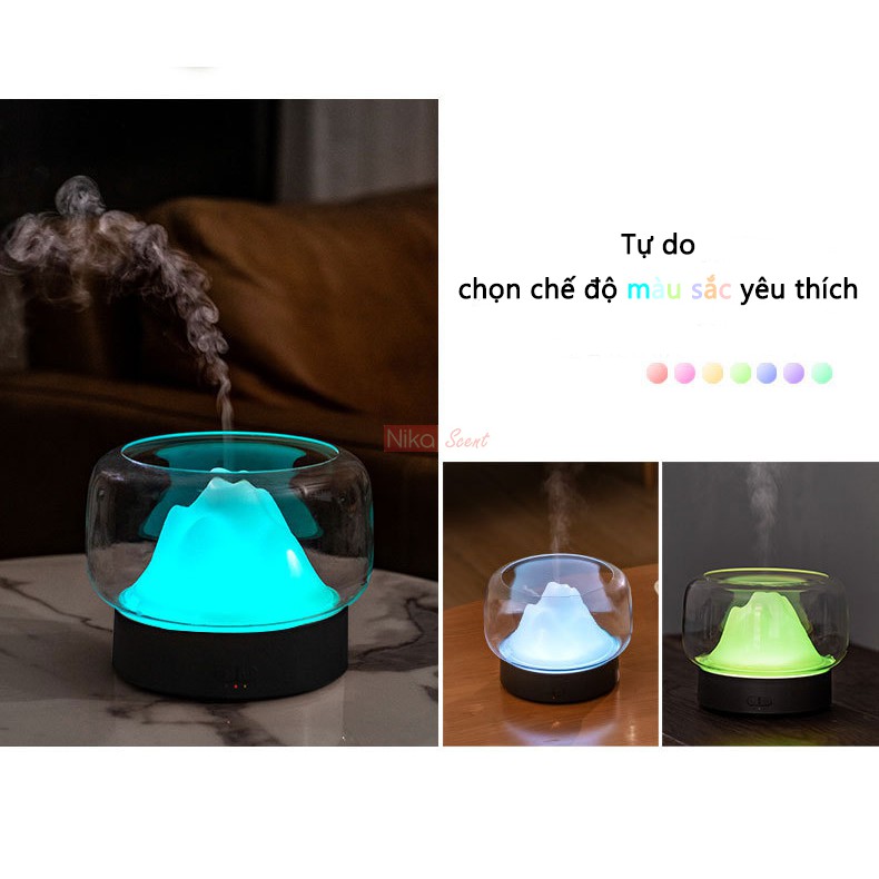 Nikascent Máy xông khuếch tán tinh dầu siêu khuếch tán, phun sương siêu mịn