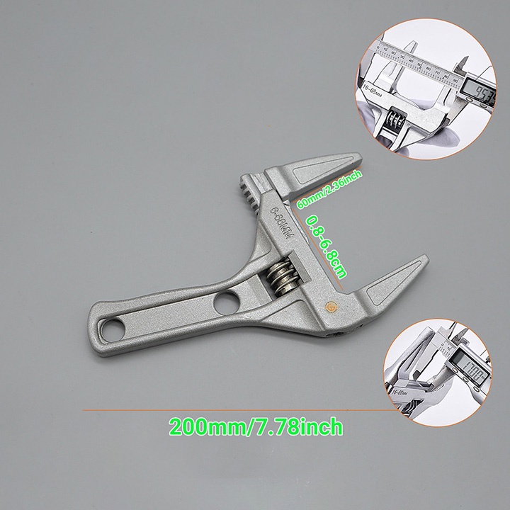 Mỏ lết nhà tắm đa năng độ mở lớn đến 68mm