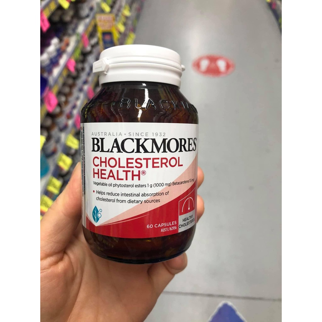 Viên uống giảm mỡ máu Blackmores Cholesterol Health 60 viên