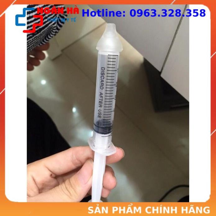 Set 2 xilanh gắn núm silicon hút rửa mũi cho bé
