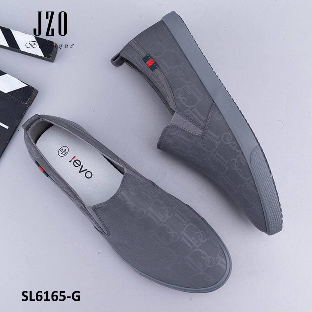 Giày lười vải nam - Slip on nam Leyo  - MSP 6165