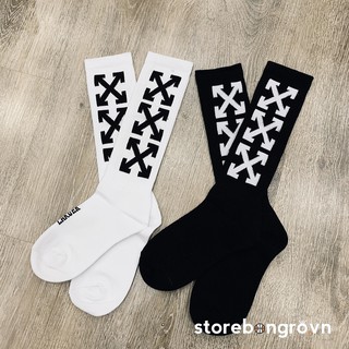 Tất offwhite x cổ cao