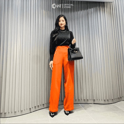 Quần suông cạp liền 6 cúc CCHAT