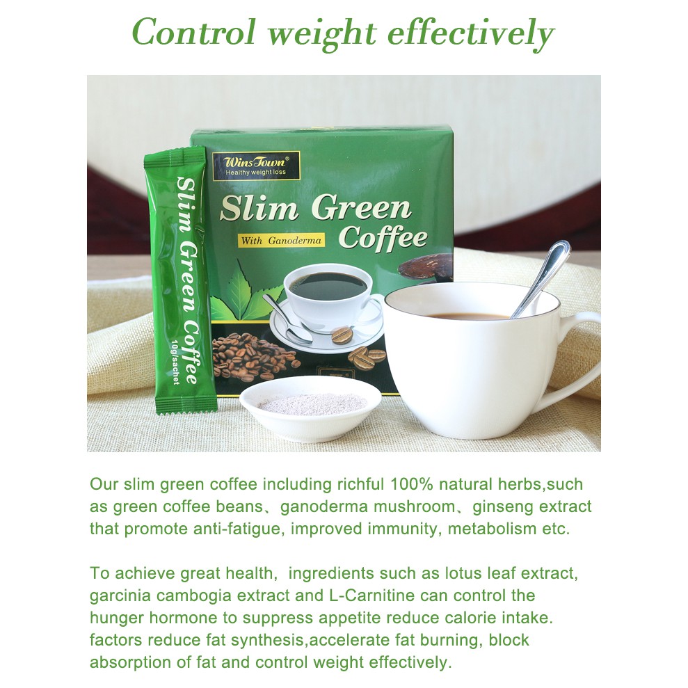 slim green coffee with ganoderma.slimming cà phê xanh mỏng với ganoderma.slimming