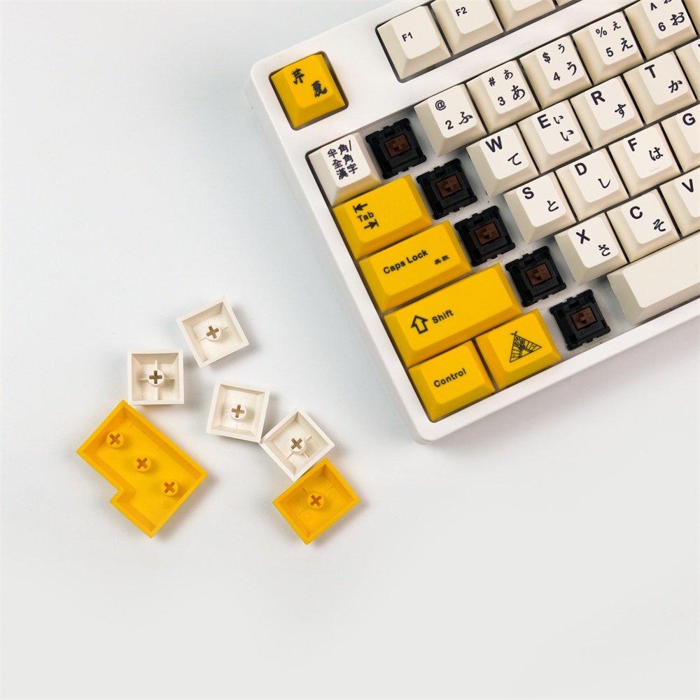 GMK serika keycaps, 128 phím keycaps Cherry Profile DYE-SUB Cá nhân hóa GMK Keycaps cho bàn phím cơ