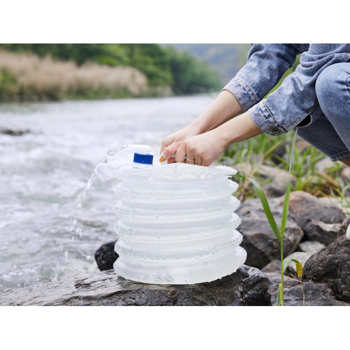 can nhựa đựng nước gấp gọn dung tích 10l